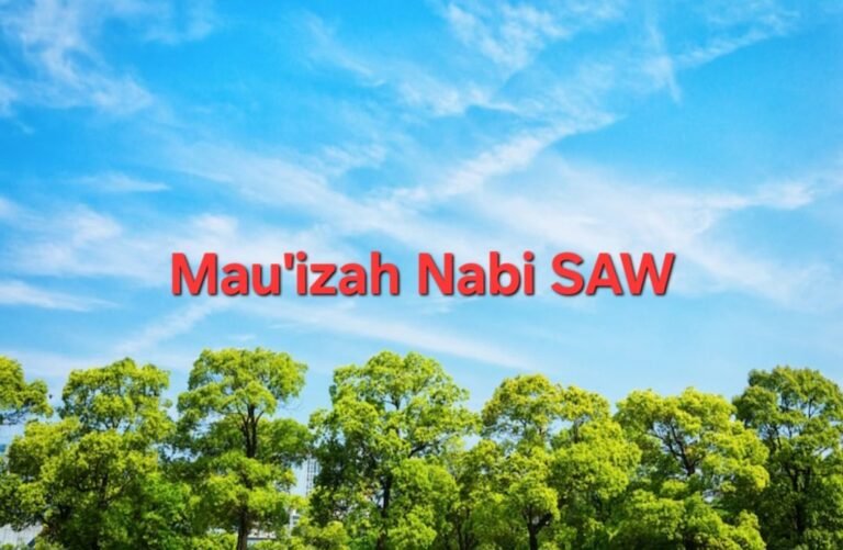Mauizah Nabi saw
